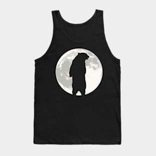 Full Moon Grizzly - Grizzly Bear Halloween Tank Top